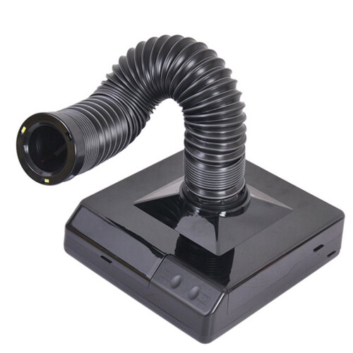 Portable  Smoke Absorber with LED Light, Efficient Dust Suction Machine for Nail Salon,Soldering EU Plug