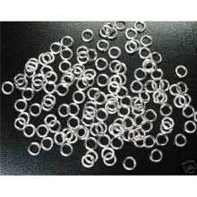 1500-Piece Open Jump Rings for Jewelry Making, 4mm, Silver