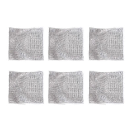 Non-Scratch Steel Wool Dishcloth- Kitchen Cleaning Cloth Set for Kitchen and Household Use