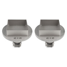 2 Pcs 45mmx45mm Hot Air Square Nozzles BGA Soldering Station Rework Stations Universal BGA Nozzle Welding Accessories