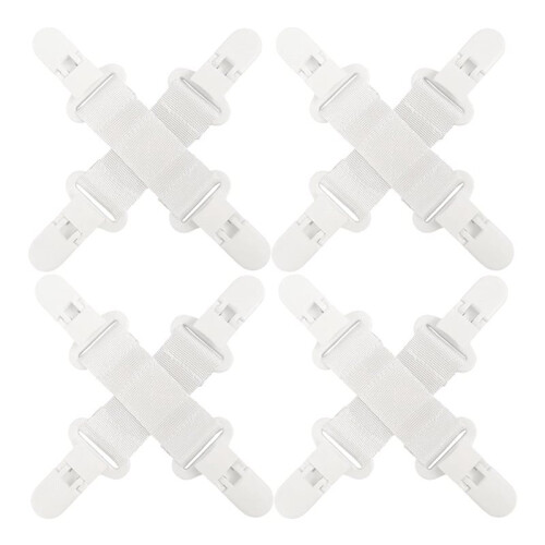 4Pcs Bed Sheet Detangler Reduces Laundry Tangles,Keep Bed Sheets/Duvet Covers/Blankets From Tangling,Twisting
