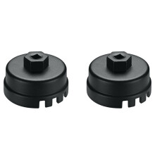 2X Oil Filter Cap Wrench Cup Socket Remover Tool for 64MM