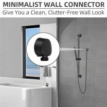 A725 Handheld Shower Wall Connector Drop Ell Replacement Part for Moen, Round Drop Ell Handheld Shower Wall Connector