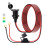 10 FT 12V Fixed Thread Power Outlet,Female Cigarette Lighter Socket, 12 AWG 12 Volt Power Supply Cigarette Lighter Plug 1