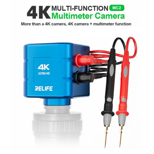 RELIFE 4K -Compatible Microscope Video Multimeter for PCB Repair with Advanced Interfaces MC1 1