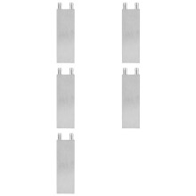 5X Aluminum Water Cooling Block 80X40X12mm Cooler for Computer CPU Radiator