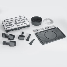 Fondue/Raclette Gecombineerd 8 pannen 2in1 RG 2347
