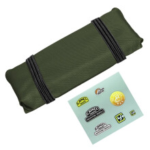 RC Simulated Tent Bag Decorate Handmade Scale Simulated Roof Luggage Tent for 1/16 1/18 1/24 RC Crawler Green