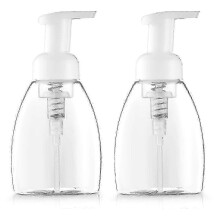 2pack Foaming Soap Dispenser Pump-bottle 250ml (8.5 Oz) -t
