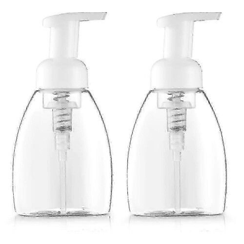 2pack Foaming Soap Dispenser Pump-bottle 250ml (8.5 Oz) -t