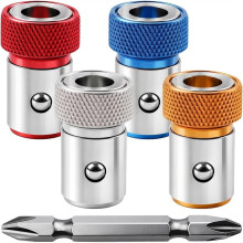 Magnetic Screw Ring Set 4 PCS Screwdriver  Magnetic Ring, Detachable Magnetizer Ring Holders Attachment
