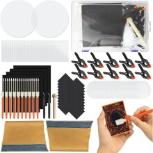 Trading Card Cleaning Kit,Card Grading Flattening Kit for Collectors Collectible,Cards Restoration Repair Fix Kits Bent