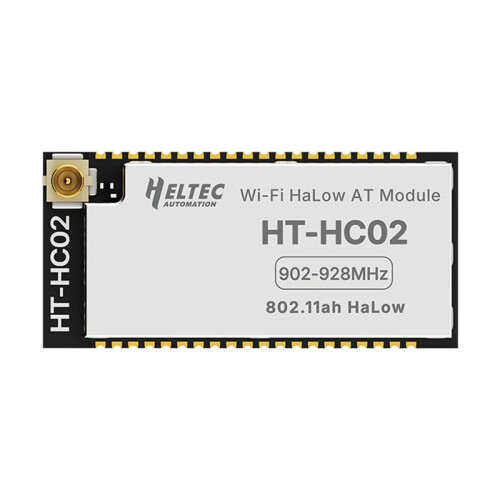 H ELTEC AUTOMATION HT-HC02 Wi-Fi HaLow AT Command Module ESP32-S3 Support AT Command Control 902-928 MHz 21dBm Sub Wi-Fi Module
