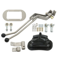 Transfer Case Shift Motor for NP205  Stainless Twin-Stick Shifter NP205GM8 W/ Boot