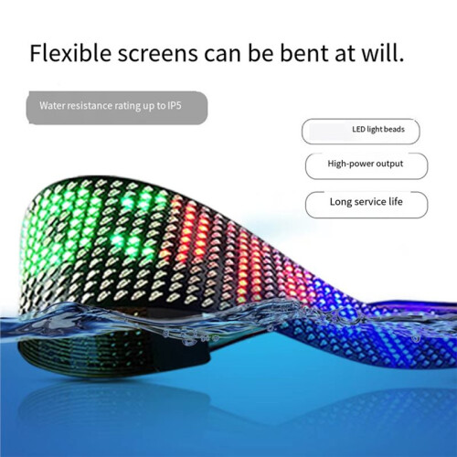 LED Flexible Display Control Board with Mobile Phone  Editable Text and Animation DIY Full-Color Display 2