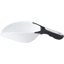 Plastic Scoop, 1 Cup – Soft, Comfortable Grip for Easy Handling for Pet Food, Dry Pantry Goods, and Ice Scooping