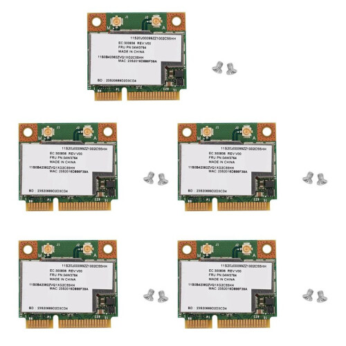 5X BCM943228HMB 04W3764 WIFI Wireless  4.0 Half  PCI-E Card Compact for  E130 E135 E330 E335 E530