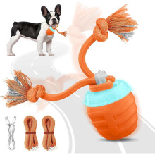 Interactive Dog Toys - Motion Activated Balls for Medium/Large Dogs, Automatic Moving Dogs Toy for Boredom, Interactive Dog Ball to Keep Them Busy(Lig
