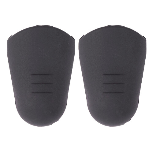 2X Rubber Clarinet Saxophone Mouthpiece Cap Protect Delicate Tip Black