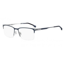 Óculos de Vista Hugo Boss BOSS 1850 55/19/150 Metal azul fosco armações MASCULINO BOSS 1850