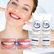 (2pcs) 7.5% Hydroxyapatite Toothpaste for Advanced Enamel Protection, Fluoride-Free Nano Hydroxyapatite Toothpaste