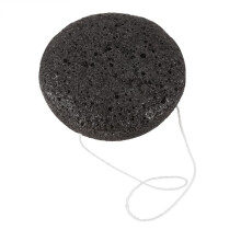5X Konjac Konnyaku Jelly Fiber Face Makeup Wash Pad Cleaning Sponge Puff Exfoliator-Black
