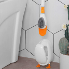 Toilet Brush No Dead Corners Household Gaps Bristles Cleaning Toilet Brush Clean Toilet Corner and Gaps Toilet Brush Blue