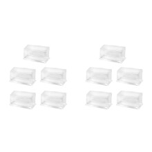 10X New Clear Desktop Business Card Holder Display Stand Acrylic Plastic Desk Shelf