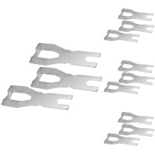 200Pcs Blades for Vinyl Flooring Trimming Skiving Knife Shovel Blade