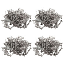200Pcs Chrome Single Coil Pickup Screws & Adjust Height Springs for Guitar