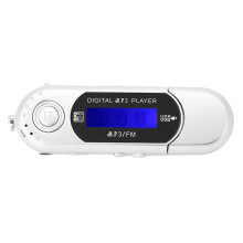 8GB MP3-speler met LCD-scherm en koptelefoon, draagbare muziekspeler om te wandelen, zilver