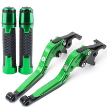 Palancas de embrague de freno de motocicleta compatibles con Kawasaki Z900 2017-2022 ajustable plegable extensible 10 c