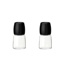 Molinillo manual de pimienta blanca y negra para uso en cocina, molinillo de cerámica ajustable, duradero y fácil de rel