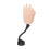Silicone Nail Art Training Hand Model, 18 cm Εύκαμπτες αρθρώσεις με βεντούζα, Επαναχρη 1