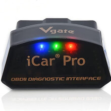 Bluetooth 4.0 OBD2-OBDII-Fehlercodeleser, Motorlicht-Diagnosegerät mit ELM327-Adapter, Compact Edition
