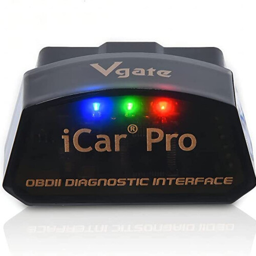 Bluetooth 4.0 OBD2-OBDII-Fehlercodeleser, Motorlicht-Diagnosegerät mit ELM327-Adapter, Compact Edition