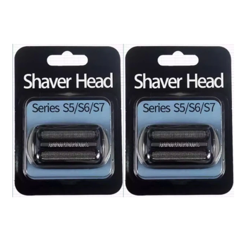 2 Pcs Braun 53B Compatible Series 5/6 Electric Replacement Shaver Head