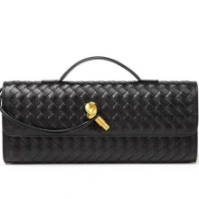 Geweven tassen Avond clutch portemonnees Tassen voor dames met verstelbare lange riem Crossbody Handtas Portefeuilles PU
