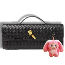 Geweven tassen Avond clutch portemonnees Tassen voor dames met verstelbare lange riem Crossbody Handtas Portefeuilles PU