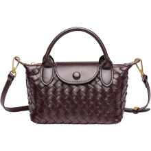 Geweven tas Crossbodytassen voor dames Dumpling Bag Handgeweven schoudertas met verstelbare riem voor dagelijks reizen