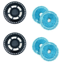 2X for Cecotec Conga 9990/9590 Vacuum Cleaner Accessories Mop Cloth and Holder Set