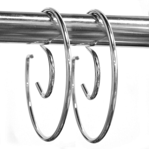 20 Pcs Metal Pocket Chart Ring Hook Clip Class Office Accessories 2