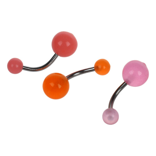 7X Glow in the Dark Bauchnabelpiercing Nabel Piercing 1