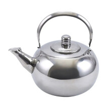 Stainless Steel Teapot with Infuser - Portable Tea Kettle for Home and Camping S