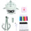 Educational Drawing Machine Drawing Robot for Kids Interactive Dinosaur Shape Educational Drawing Machine with Cards 1