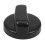 Kitchen 44 mm Diameter Plastic Black Button  for Gas Cooktop 12 8
