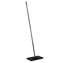 KCT 45.5x24.5cm Garden Levelling Rake Lawn Grass Flattening Smoothing Bumpy Top Dressing Lute Landscaping Gardening Leveller Tool 175cm Handle