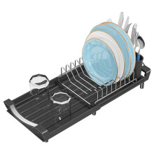 Extensible Cutlery Kitchen Counter Cutlery Rack Adjustable Nozzle Cutlery Filter with Cutlery Rack