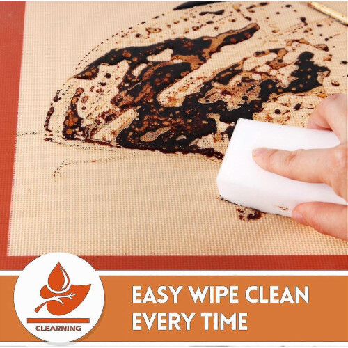Silicone Baking Mat,reusable & Nonstick Bakeware Mats For 1