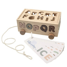 Wooden Stacking Toy Montessori Educational Matching Game for Toddlers Ages 1-3 Years Early Learning Shape Color Classify
